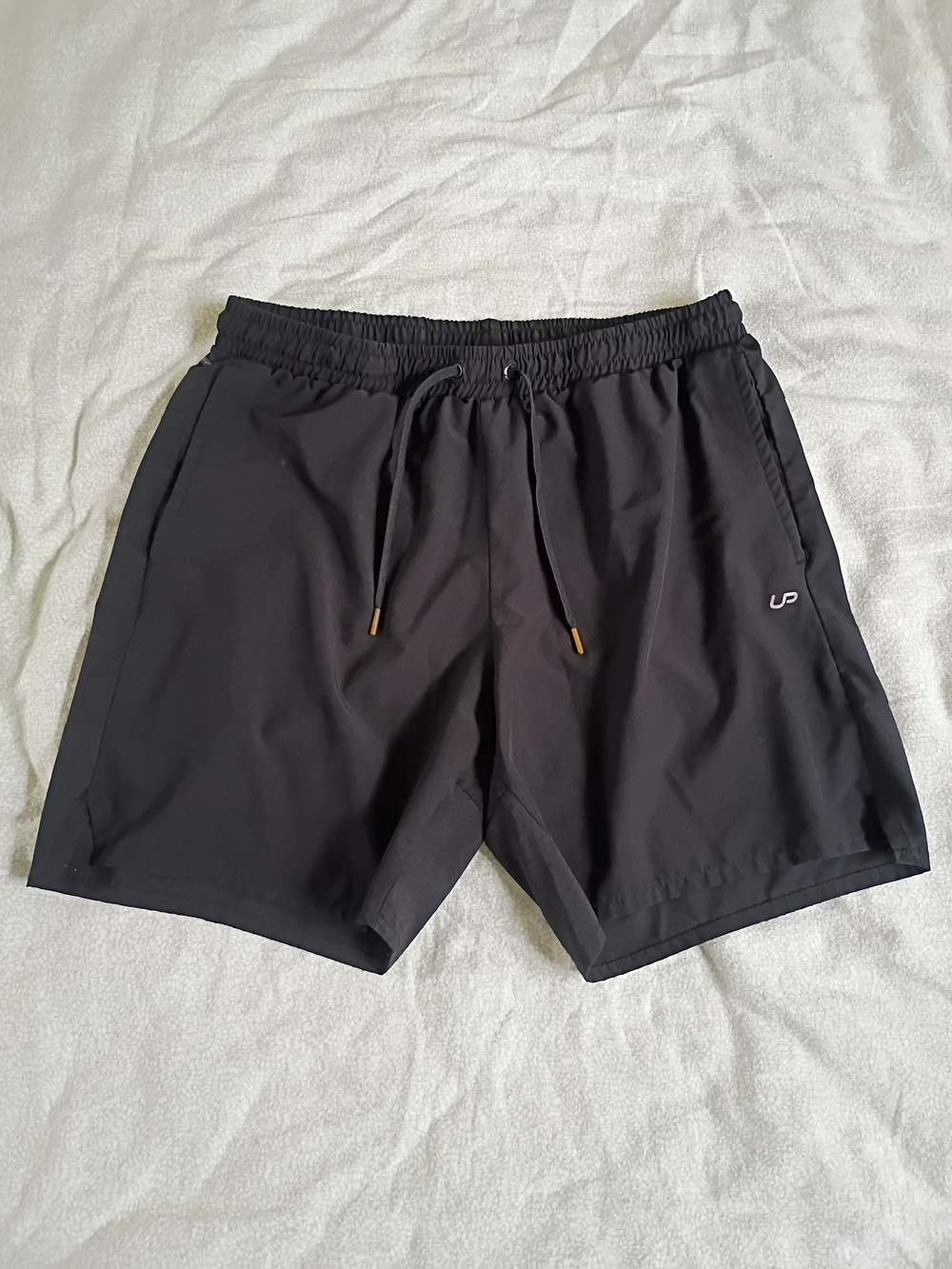 Men's 7 Inch Black Athletic Shorts